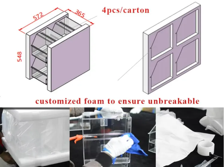 Acrylic Hair Tool Organizer Acrylic Hair Tool Organizer