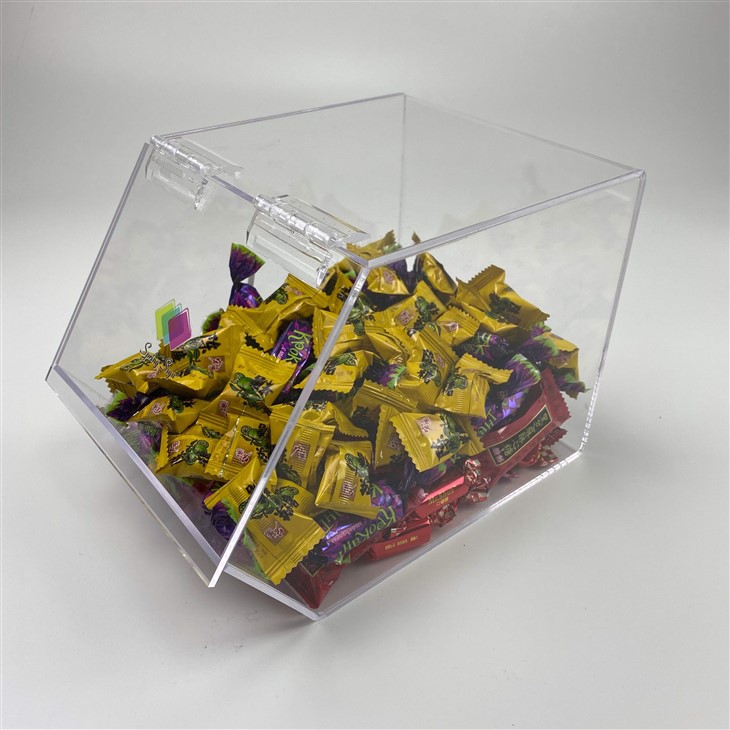 Acrylic Candy Box With Hinge Lip